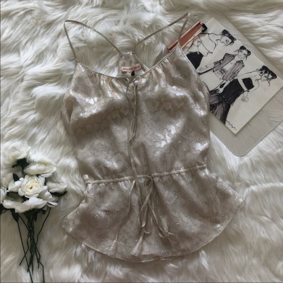 Rebecca Taylor | Metallic Leopard Print Top - Picture 2 of 5